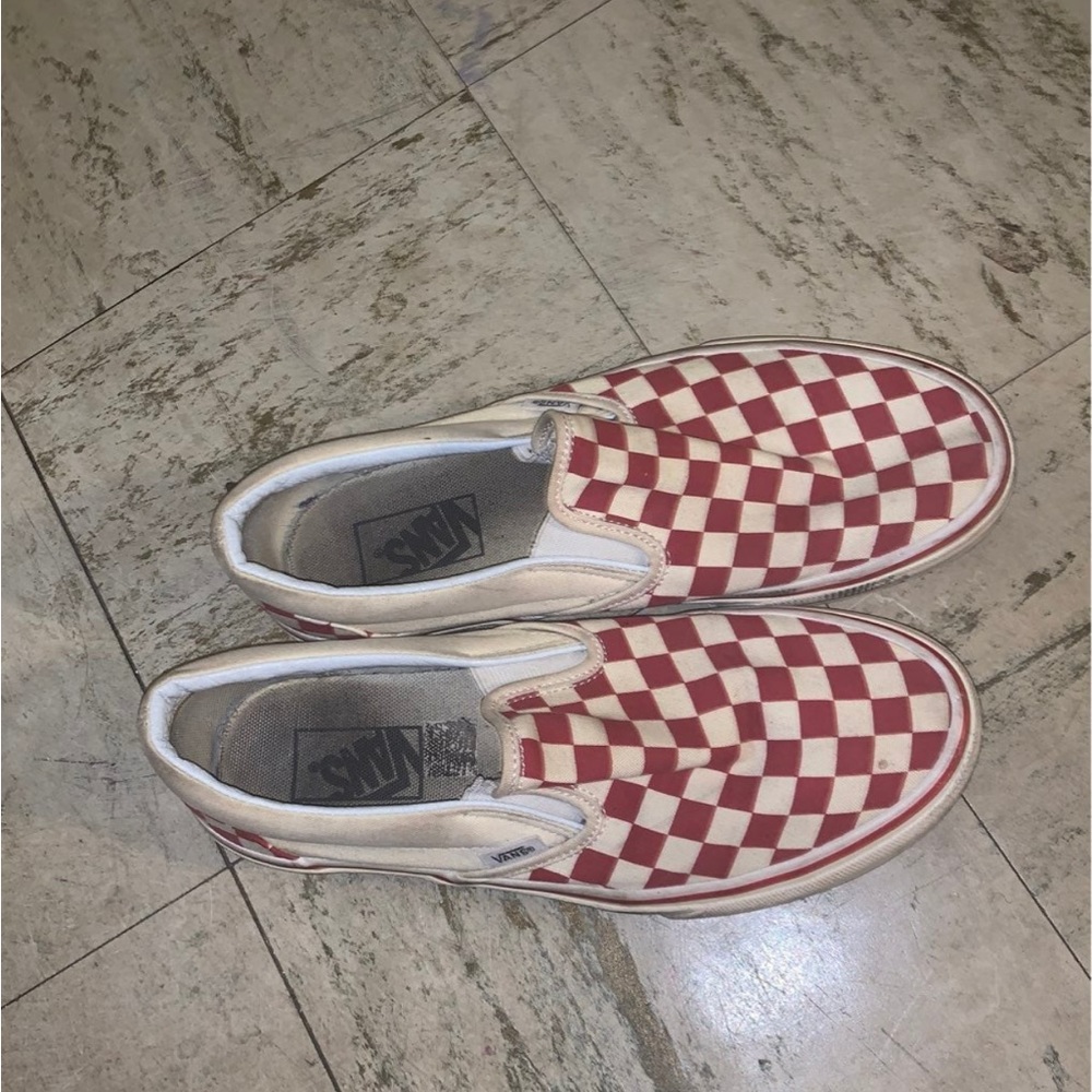 checkered vans